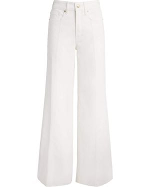 GOOD AMERICAN Good Waist Palazzo Jeans - White