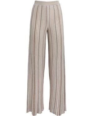 Missoni Embellished Stripe Trousers - Grey