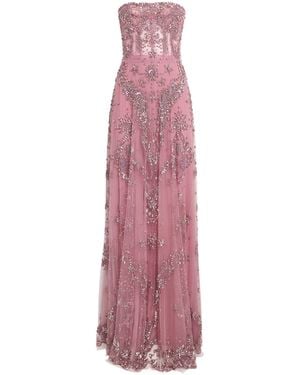 Zuhair Murad Sea Meanders Gown - Pink