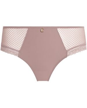 Chantelle Lace-Trim Romance Shorty Briefs - Natural