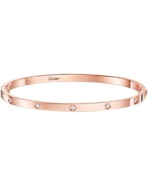 Cartier Small And Diamond Love Bracelet - Pink