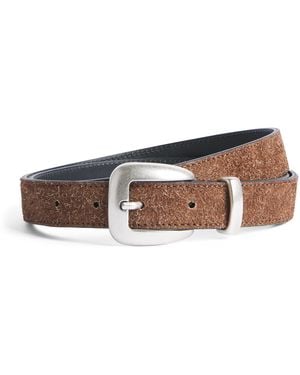 MOLEBO Suede Western Belt - Brown