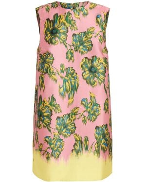 ALÉMAIS Floral Faye Mini Dress - Green