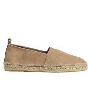 Ralph Lauren Suede Collins Espadrilles - Natural