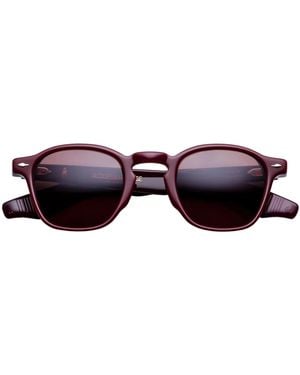 Jacques Marie Mage Zephirin 47 Round Sunglasses - Purple