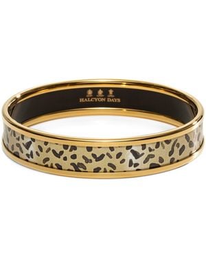 Halcyon Days Plated Leopard Bangle - Metallic