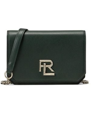 Ralph Lauren Mini Leather Rl 888 Cross-Body Bag - Black