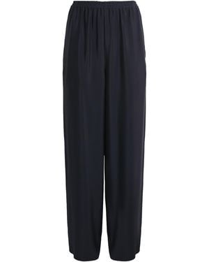 Eskandar Silk Flared Pants - Blue