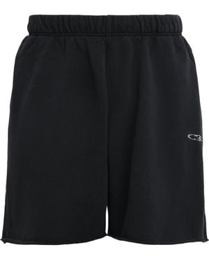 Cole Buxton Cotton Jersey Sweatshorts - Black