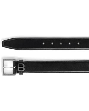 Balenciaga Leather Hourglass Belt - Black