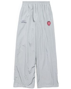 Balenciaga Cotton-Blend Technical Trousers - Grey
