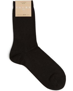 FALKE Cashmere-Blend No.1 Ankle Socks - Black