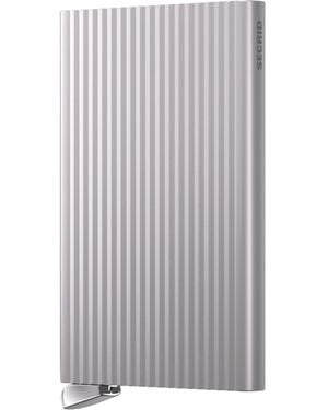 Secrid Fluted Aluminium Cardprotector - Grey