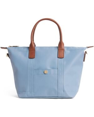 Harrods Grab Nylon Tote Bag - Blue