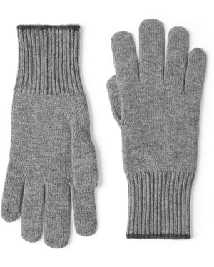Brunello Cucinelli Cashmere Gloves - Grey