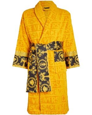 Versace Baroque Bathrobe - Yellow