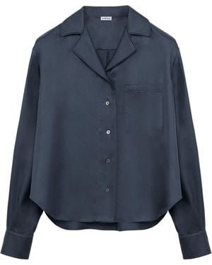 Loewe Silk Pyjama Shirt - Blue
