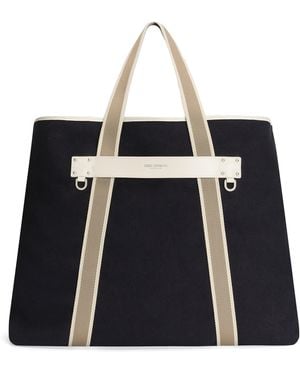 Dolce & Gabbana Cotton-Leather Tote Bag - Black