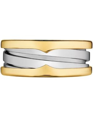BVLGARI And Stainless Steel B.Zero1 Two-Band Ring - Metallic