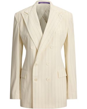 Ralph Lauren Wool Ramona Blazer - Natural