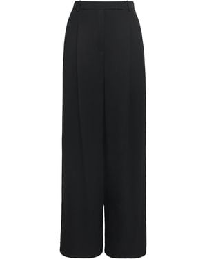 Eleventy Twill Pleated Straight Trousers - Black