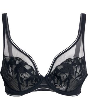 Maison Lejaby Lace Sin Underwired Bra - Black