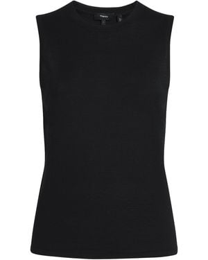 Theory Wool Tank Top - Black