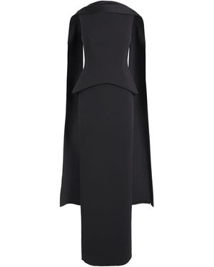 Solace London Cape Annie Maxi Dress - Black