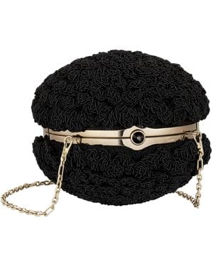 Cartier Crochet Soir Clutch Bag - Black