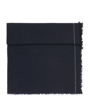 Johnstons of Elgin Cashmere Usan Scarf - Blue