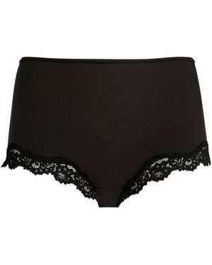 Skims Fits Everybody Lace-Trim Boyshort Briefs - Black