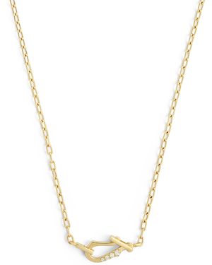 Jade Trau And Diamond Lola Necklace - Metallic