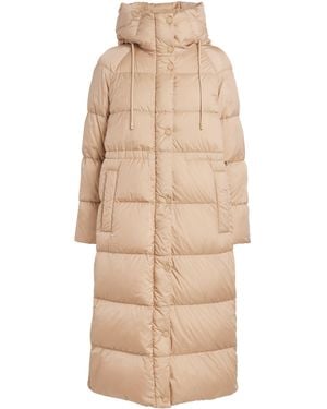 Weekend by Maxmara Down Water-Repellent Reversible Coat - Natural