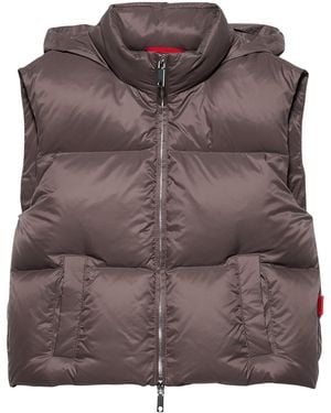 MAX&Co. Water-Repellent Down Gilet - Brown