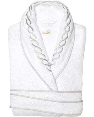 Pratesi Cotton Treccia Bathrobe - White
