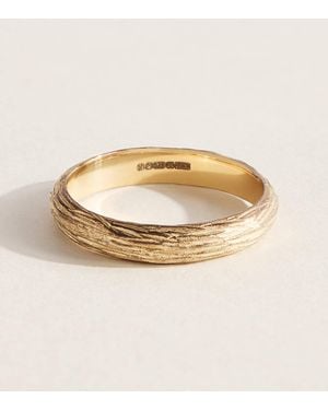 Bleue Burnham Oak Band Ring - Natural