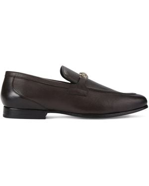 Kurt Geiger Leather Alton Loafers - Black