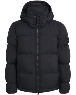 Stone Island Ripstop Down-Padded Coat - Black