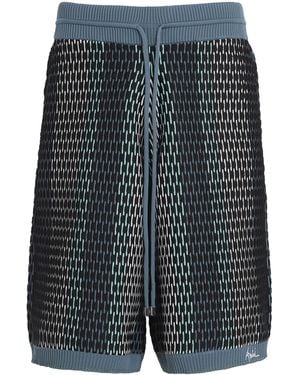 Amiri Jacquard Stripe Sweatshorts - Blue