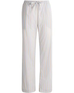 Derek Rose Cotton Amalfi 21 Lounge Trousers - White