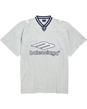 Balenciaga Cotton 3B Oversized T-Shirt - White