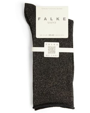 FALKE Shiny Socks - Black