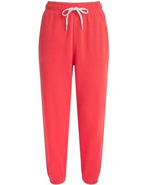 Polo Ralph Lauren Cotton-Blend Cuffed Joggers - Red