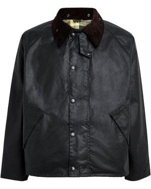Barbour Waxed Transport Jacket - Black