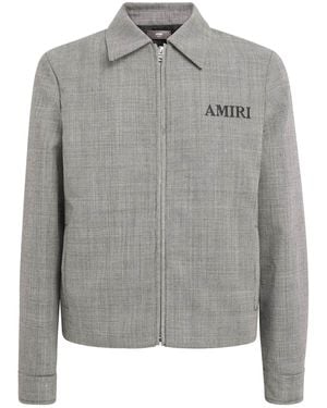 Amiri Houndstooth Jacket - Grey
