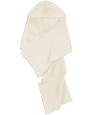 Givenchy Alpaca-Wool Hooded Scarf - White