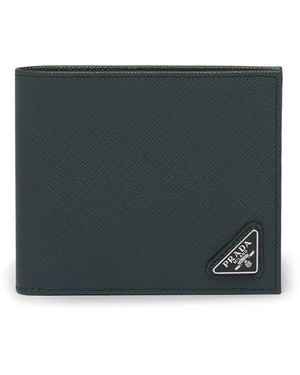 Prada Saffiano Leather Wallet - Green