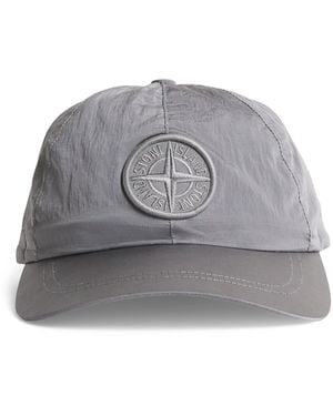 Stone Island Logo Baseball Cap - Grey