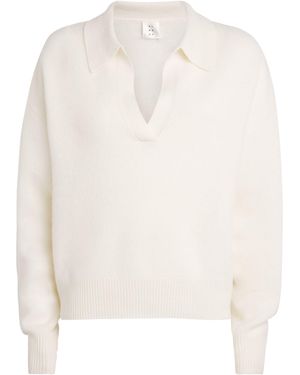 Almada Label Organic Cashmere Kaia Sweater - White