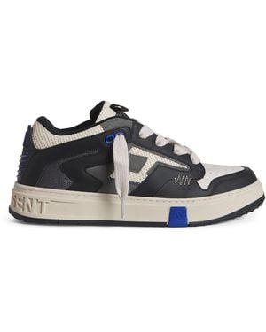 Represent Leather Reptor Low-Top Trainers - Brown